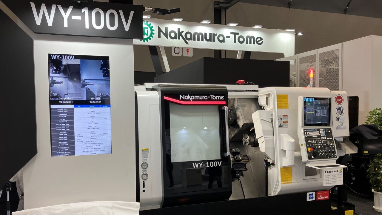 無駄な動作・時間を切り取り「最速の、その先へ。」！マルチタレット複合加工機「WY-100V」